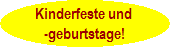 Kinderfeste und -geburtstage